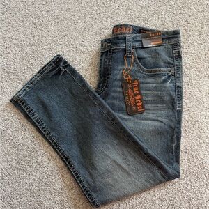 True Rebel 805 Straight Fit Jeans Men’s 36x30 Washed Dark Blue Denim NWT